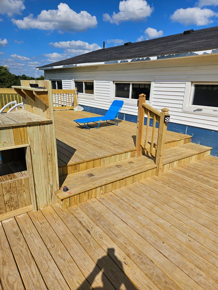 Decks for John Colvin's Home Improvement in Modoc,  IN