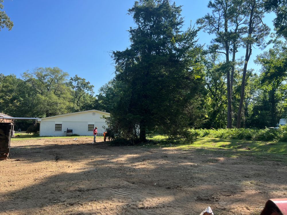 Demoliton for KM Landworks in Moncure ,  NC