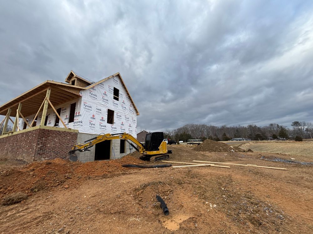Grading for Schrock’s Land Management in Northern Virginia, Shenandoah Valley, VA