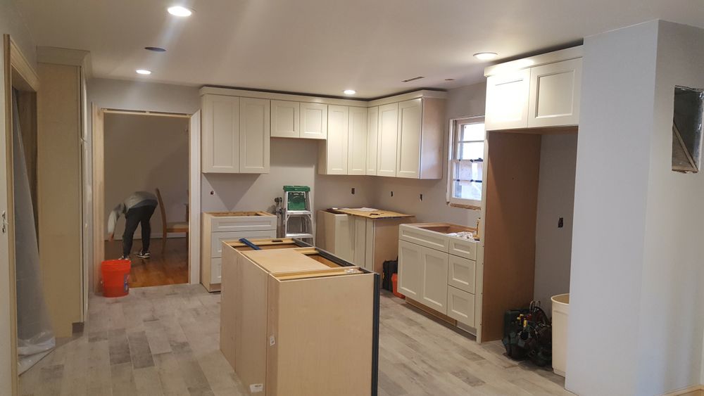 Kitchen renovations for GVL Renovations in Greenville, SC