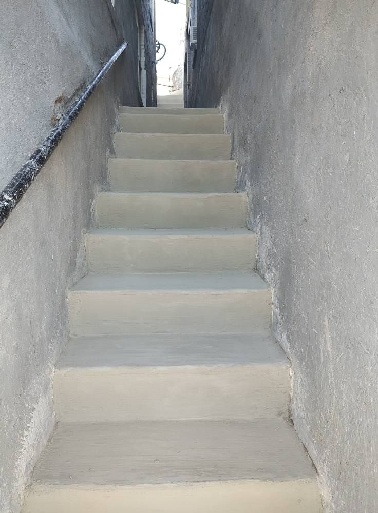 Elevate your home with our expert stair design and installation service, offering durable, custom concrete solutions that enhance aesthetics while ensuring safety and functionality for a perfect blend of style and strength. for Cann's Concrete and Construction in Coopersburg, PA