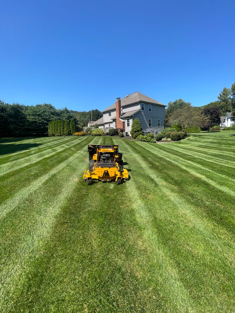Full Landscape Redesign for Blades of Glory LLC in Cheshire, CT