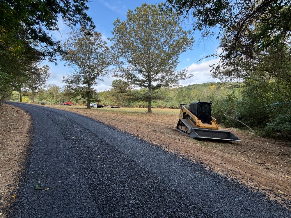 Grading for Schrock’s Land Management in Northern Virginia, Shenandoah Valley, VA