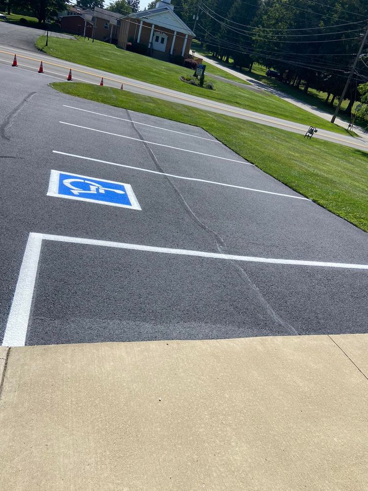 Asphalt Parking Lot Construction for Kuntz Property Maintenance in Homer City, PA