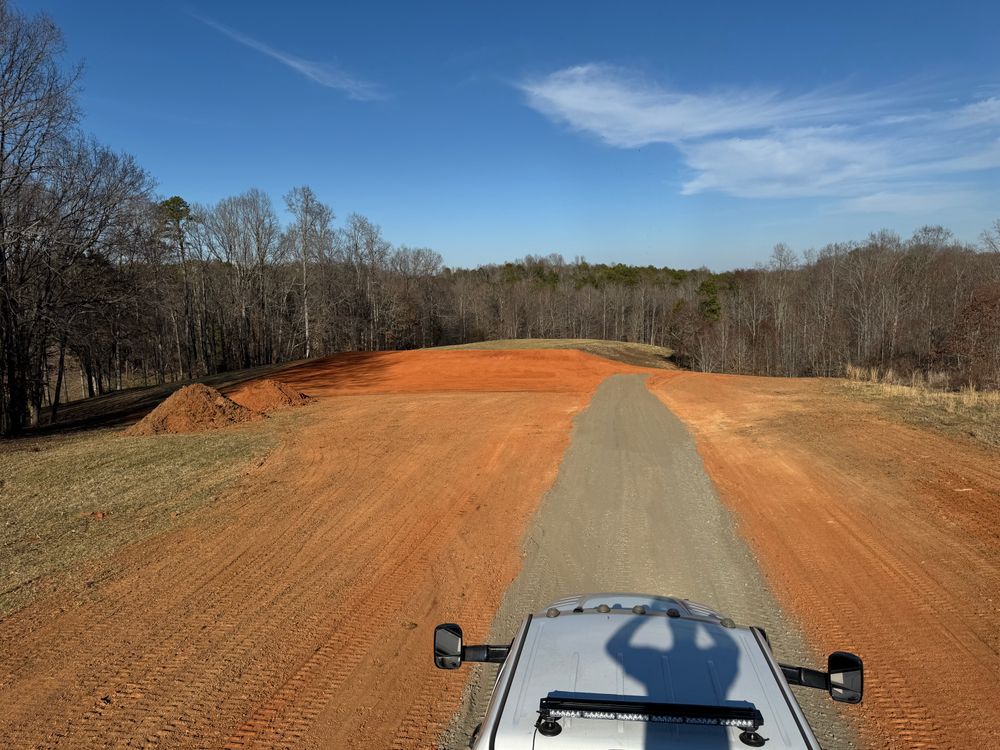 Grading for Williams Excavating in Statesville, NC