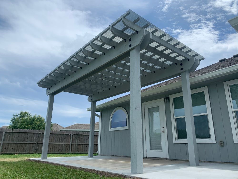 Pergolas for Keen Decorative Concrete in Corpus Christi, TX