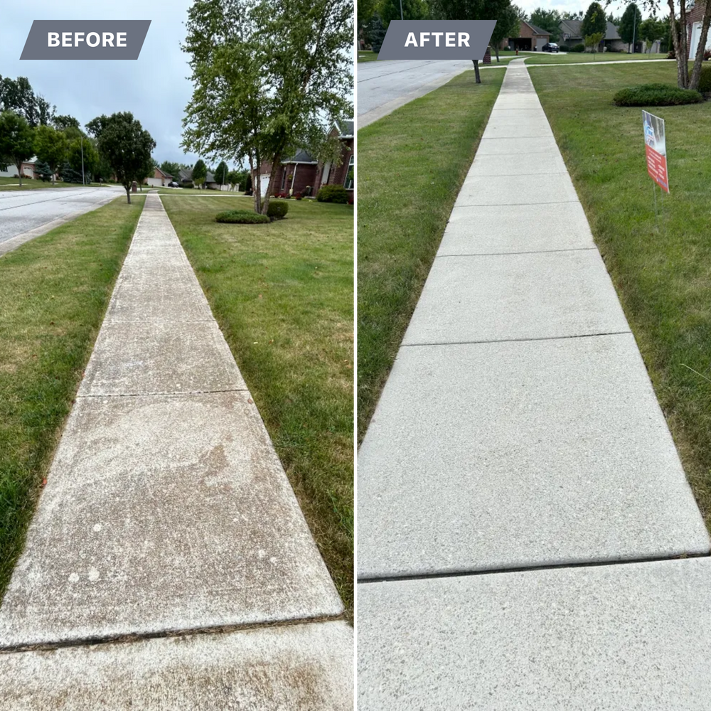 Sidewalks for X-treme Pro Wash in Huntsville, OH