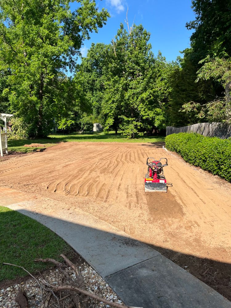 Grading / Land Clearing for Zambrana Landscaping in Cobb County, GA