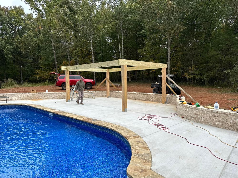 Outdoor Renovations for Mike Feagin Construction in Lewisburg, TN