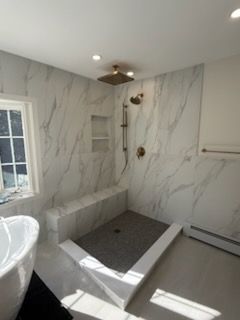 Transform your space with our expert bathroom renovation services. We deliver stylish designs and high-quality craftsmanship to create a functional and serene environment you'll love every day. for Mullen Customs in Fairfield, CT