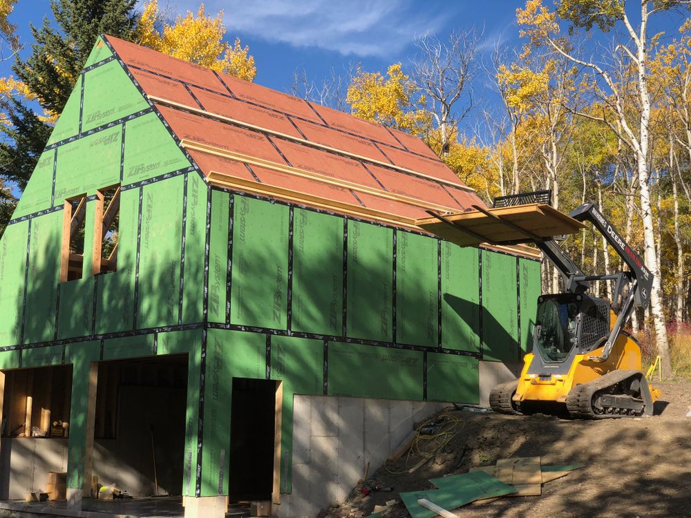 Framing for R&H Homes in Bozeman, MT