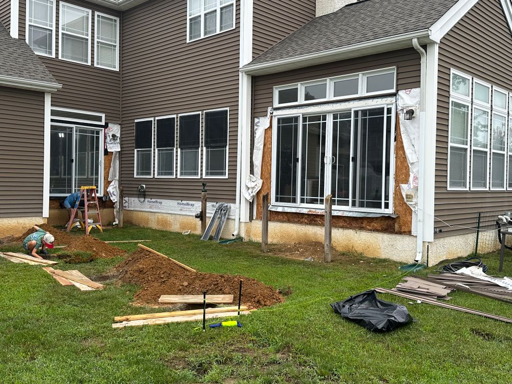Parkside - deck & kitchen for Thomas J. Gorman Construction in Middletown, DE