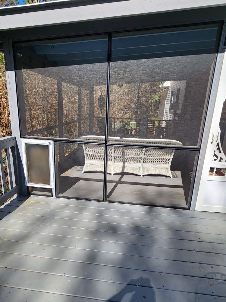 Enhance your home's comfort with our Screen Porch Design and Installation services, complementing appliance installation and repair solutions for a seamless indoor-outdoor experience tailored to fit your lifestyle. for CDM Handyman Services in Mount Airy, NC