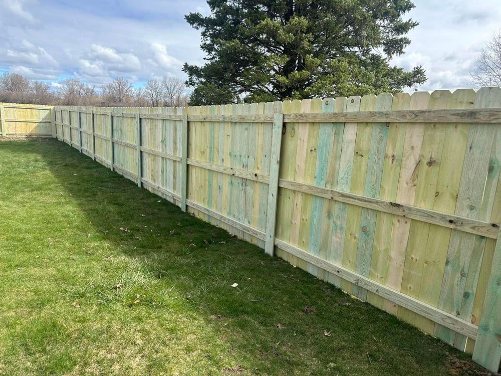 Fence Installation for Illinois Fence & outdoor co. in Kewanee, Illinois