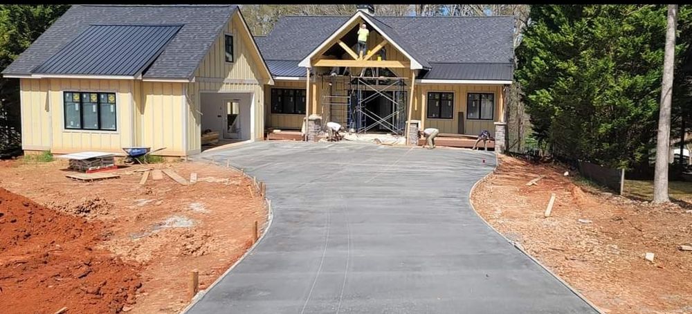 Concrete  for D&D Unlimited Landscaping in Hartwell, GA