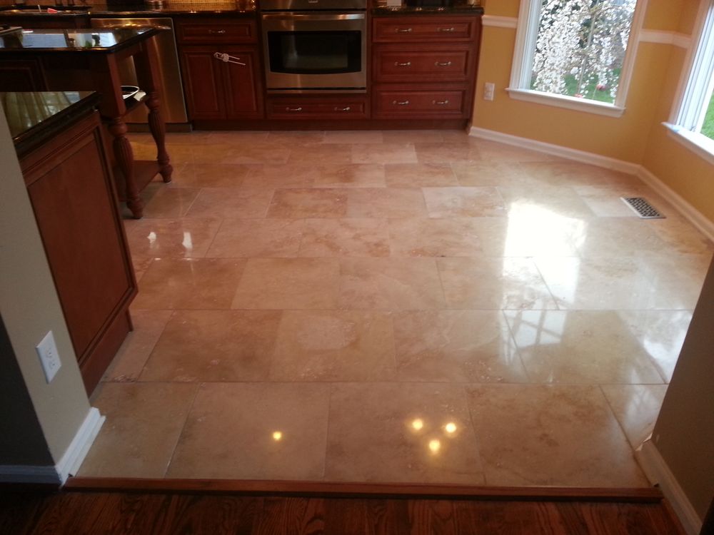 Our Travertine stone restoration service revitalizes the natural beauty of your floors, countertops, and surfaces. You have the option of a glossy, satin, or matte finish. for Shinebrite Stone Care in Raleigh, North Carolina