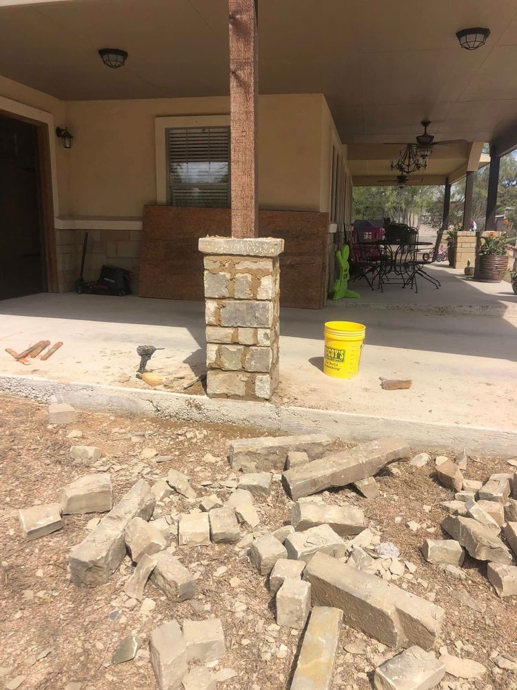 Enhance your outdoor living space with our expert patio design & construction service, providing durable, stylish solutions that seamlessly blend functionality and aesthetics to elevate your home's exterior environment. for Sanchez Masonry and More in Burnet,  TX