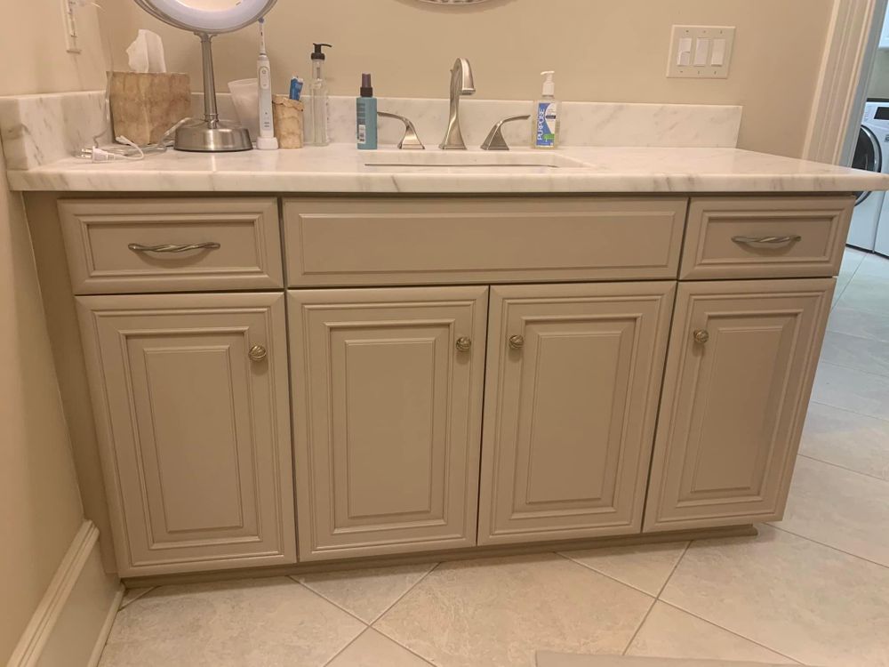 Kitchen and Bathroom Cabinets for Lagos Painting Service in Mooresville, NC