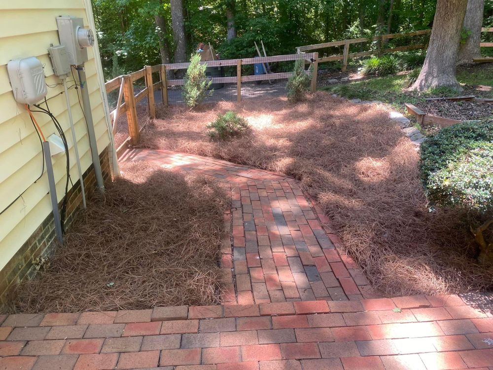 Mulching for America's Top Pick Lawn & Landscaping in Gastonia, NC