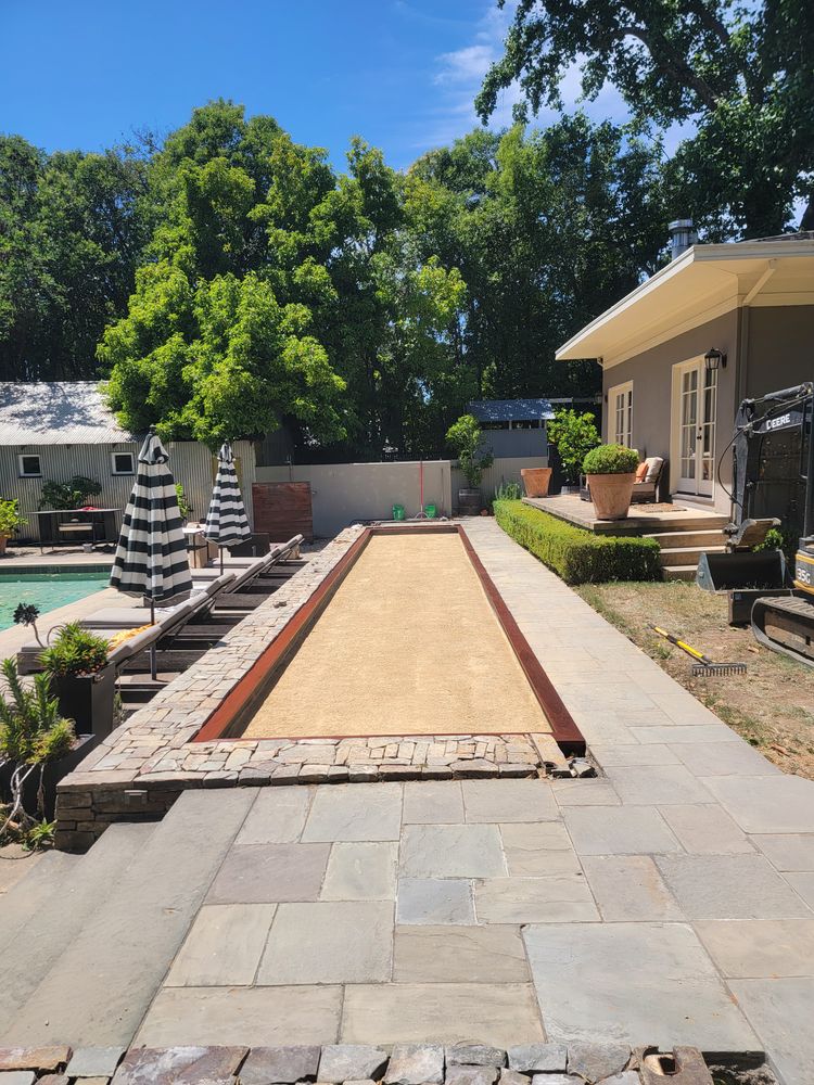 Our expert Landscape Construction service transforms outdoor spaces with custom designs, hardscaping, plantings, and irrigation systems to create stunning and functional landscapes that enhance the beauty of your home. for Ren Levine Construction in Novato, CA