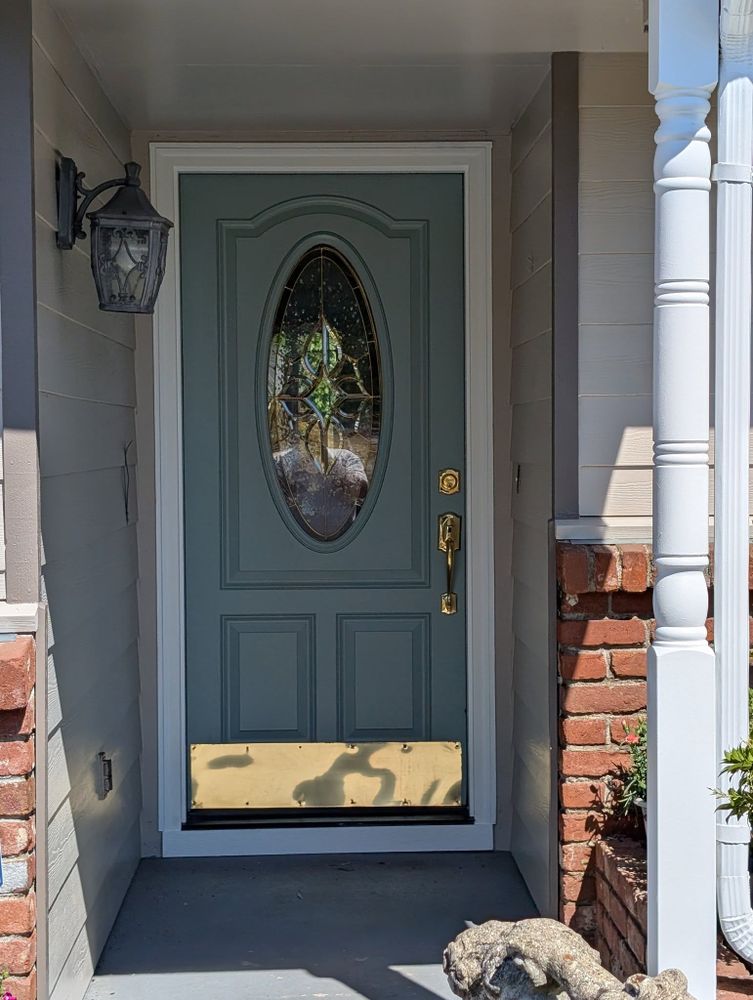Enhance your home's aesthetic with our expert door painting service. We offer precision, quality finishes, and a wide range of color options to rejuvenate and protect your doors beautifully. for Butte To Butte Painting in Lowell, OR