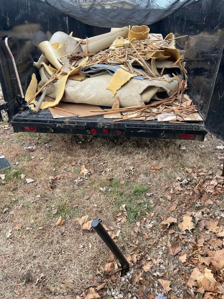 Our comprehensive Junk Removal service ensures a clutter-free space, complementing our Landscaping & Hardscaping offerings. We efficiently handle snow removal and debris, leaving your home pristine and ready for any season. for C & C Lawn and Landscape in Bel Aire, KS