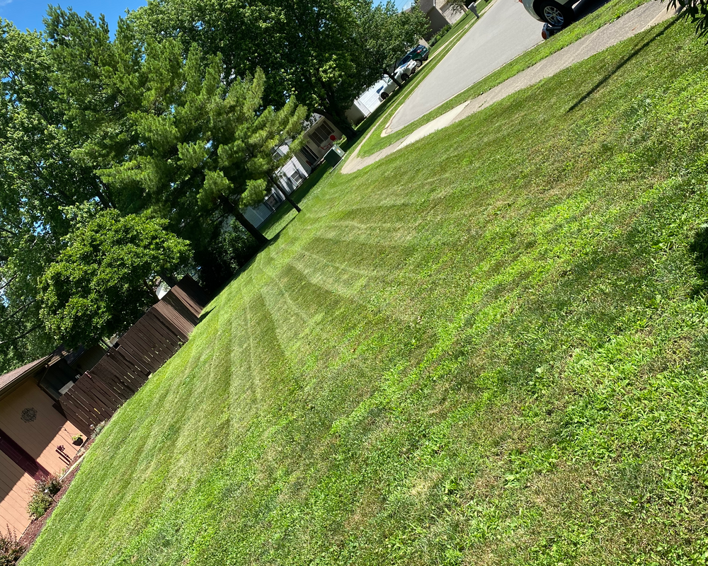 Mowing for Ashton Landscaping Co. in Springfield, Illinois