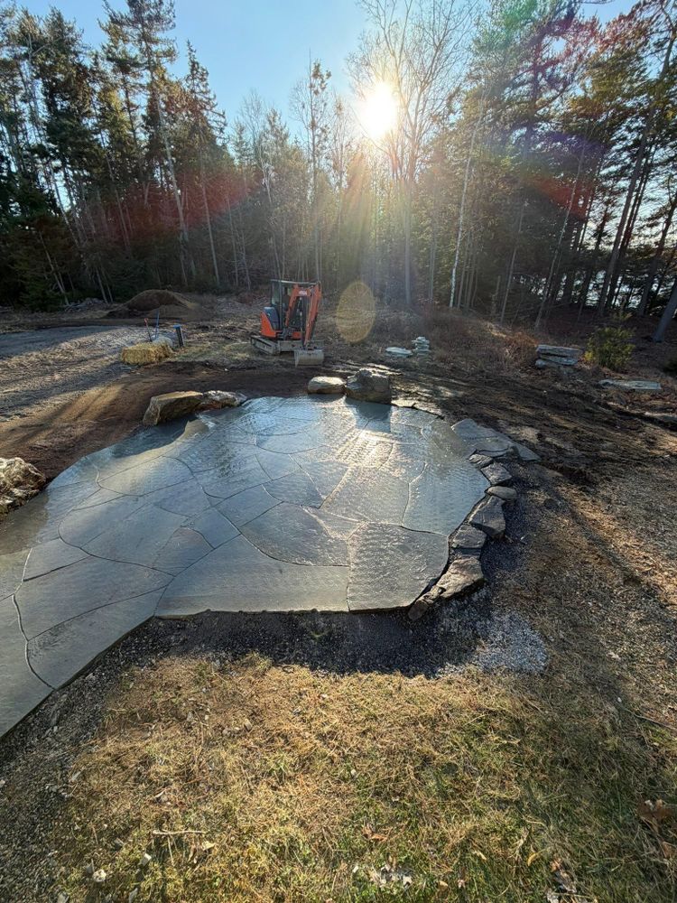 Patio Design & Construction for Organic Innovations Stonework and Design in Brunswick, ME
