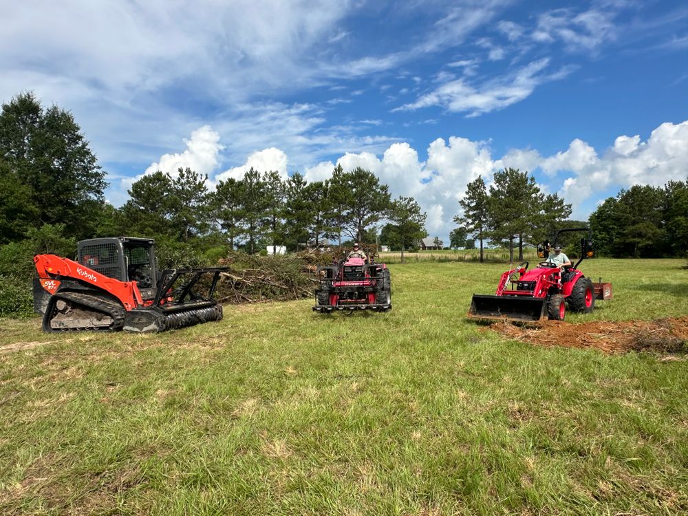 Our Skid Steer Work service provides efficient and precise landscaping, grading, and excavation solutions for homeowners, ensuring your property projects are completed swiftly with professional care using advanced machinery. for River Rooted Construction in Loranger, LA
