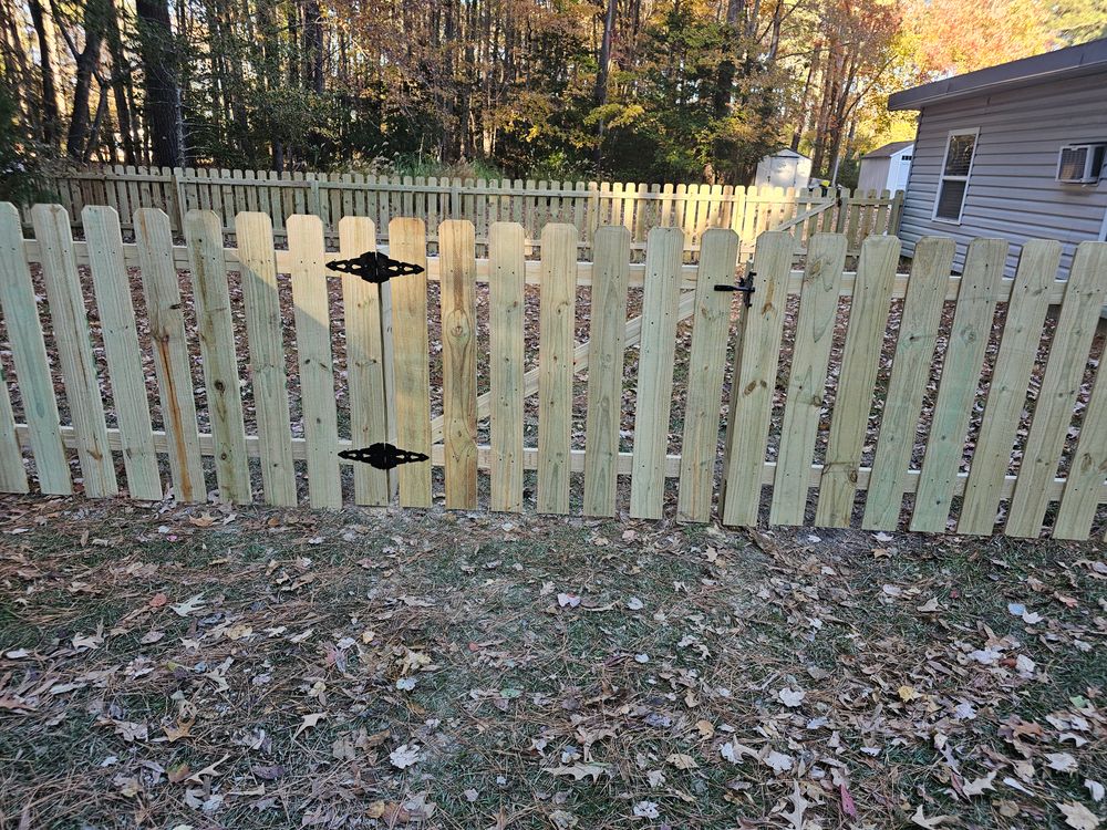 4 ft wood fencing  for Fence Masters in Gloucester County, VA