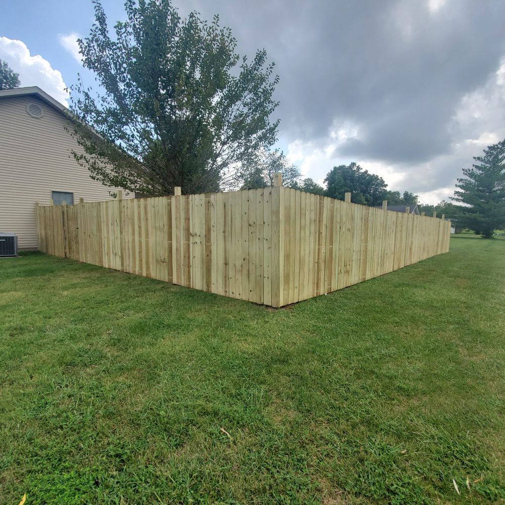 Johnston City Fence for Dead Tree General Contracting in Carbondale, Illinois
