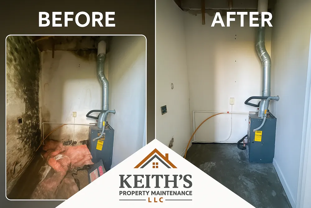 Our Mold Remediation service effectively removes mold, ensuring a healthy and safe home environment while complementing our landscaping expertise to maintain the beauty and integrity of your outdoor spaces. for Keith’s Property Maintenance in York County, PA