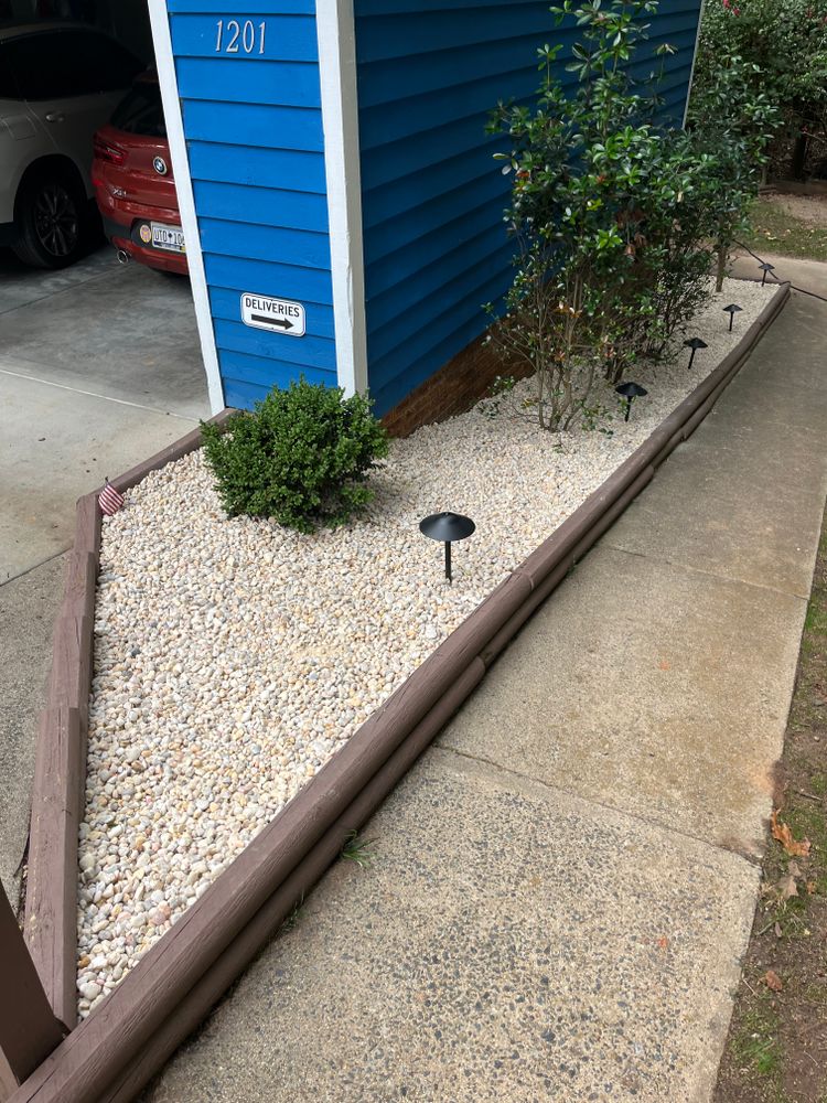 Rock Install for Dream Cuts Landscaping and Lawn Care LLC in Gastonia, NC