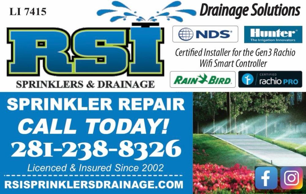 All Photos for RSI Sprinklers & Drainage  in Southwest Houston, TX