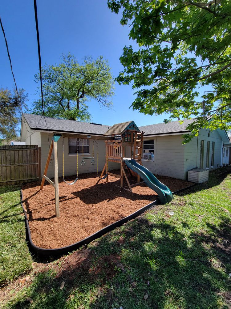Enhance your garden's appeal and health with our Mulch Installation service, which conserves moisture, suppresses weeds, and improves soil quality while providing a clean and polished look to your landscape. for Vanic's Landscaping Co in New Smyrna Beach, FL