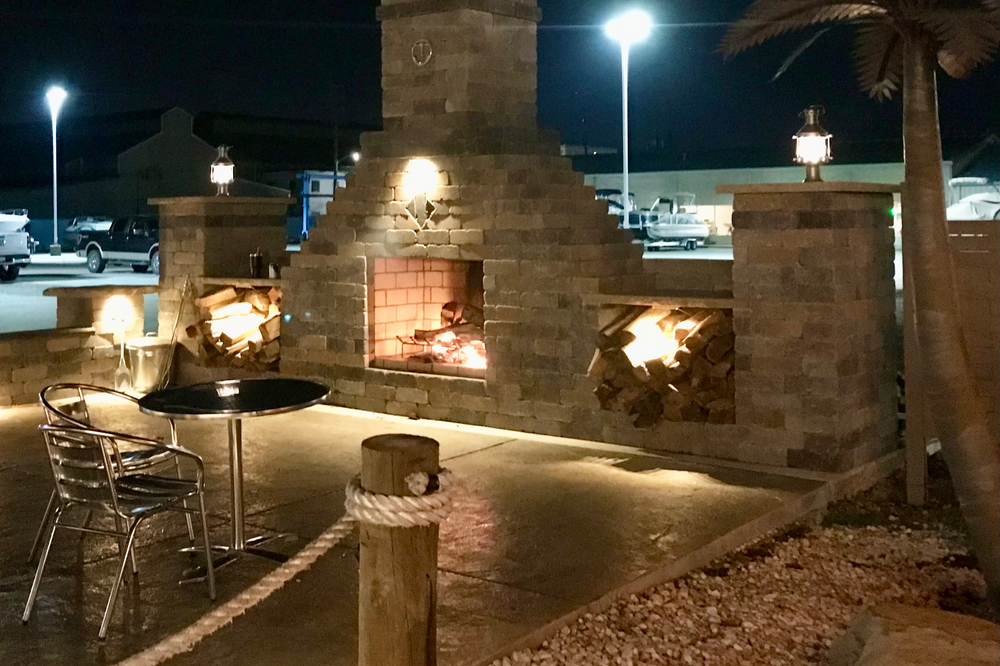 Outdoor Fireplaces for Resnik Landscaping Services in New Kensington, PA