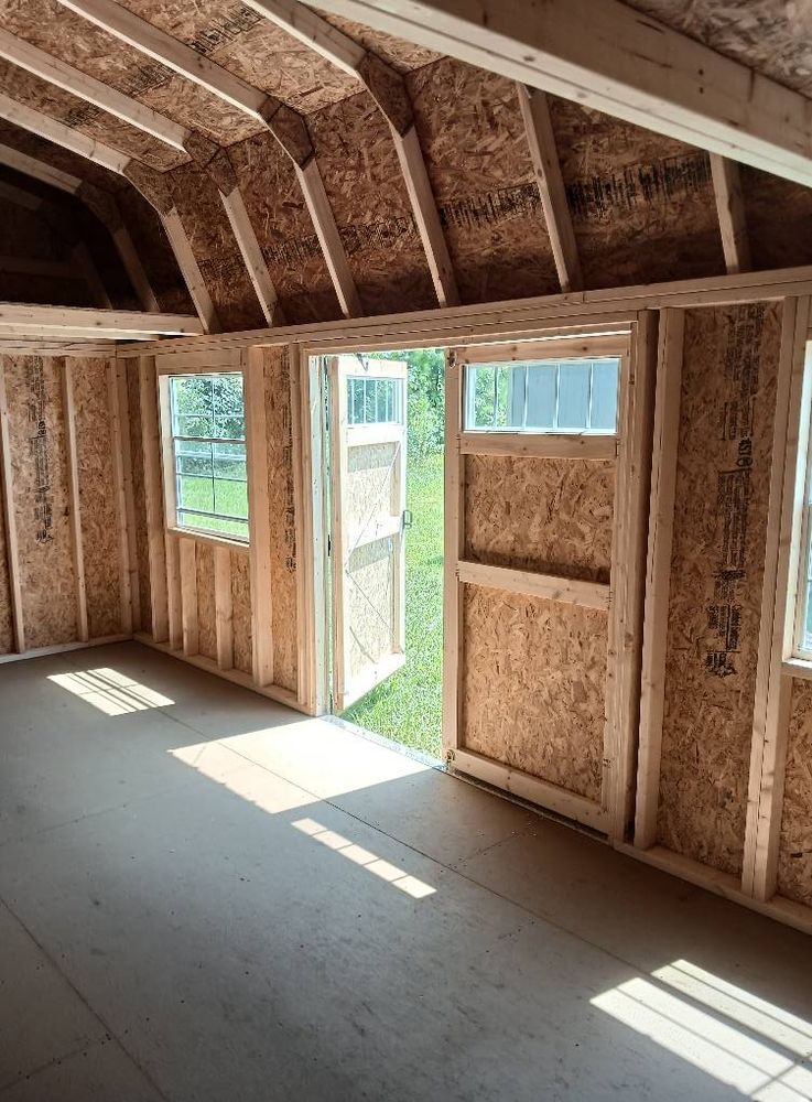 Our Barns service offers homeowners the opportunity to add a rustic and functional structure to their property, providing additional storage space or versatile living quarters for added convenience. for Happy Homestead Structures in Fort Payne, AL