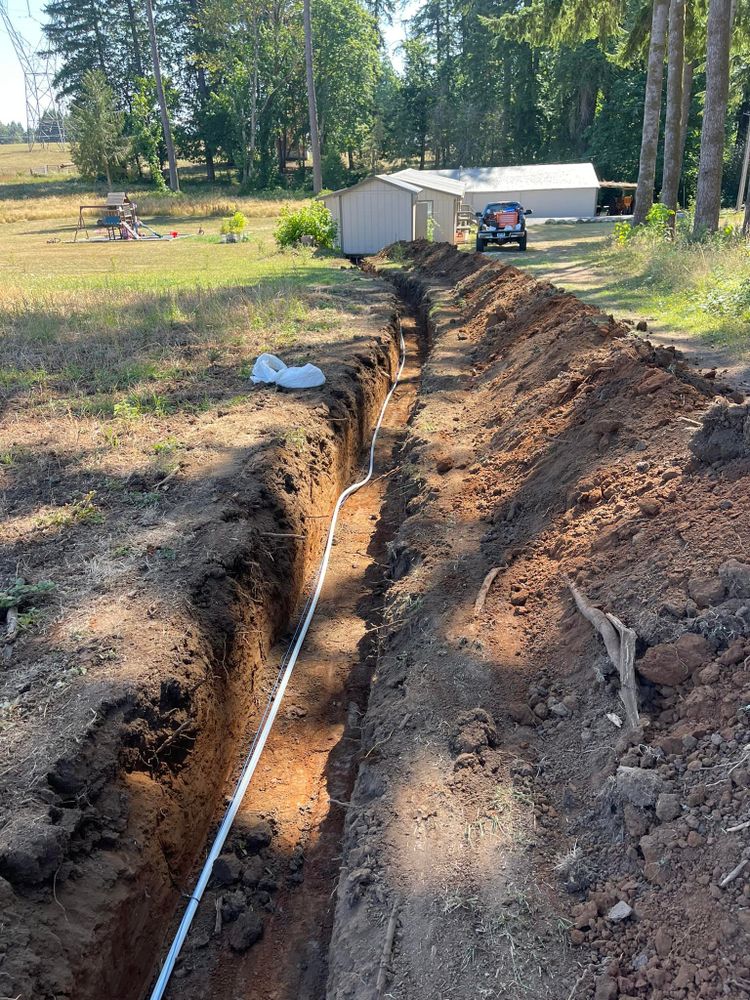 Excavating for DCX LLC in Gresham, OR