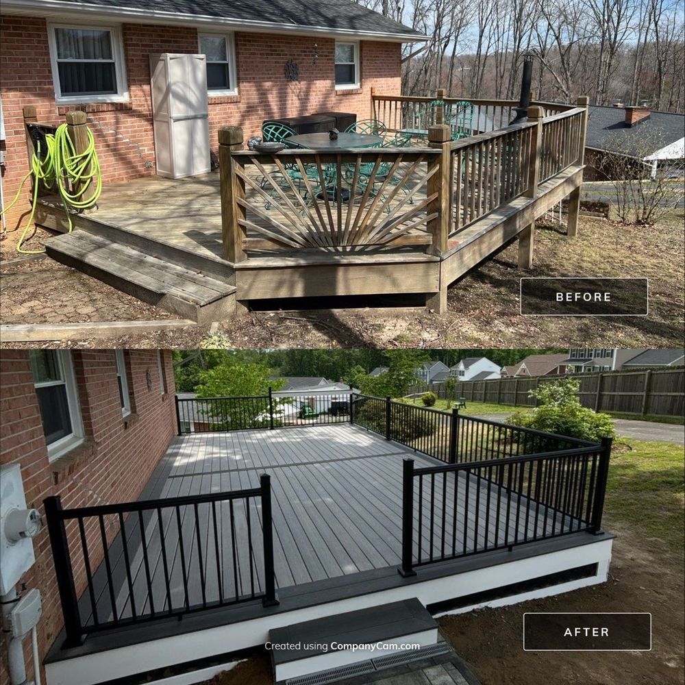 Decking for Keyes Exteriors in Stafford, VA