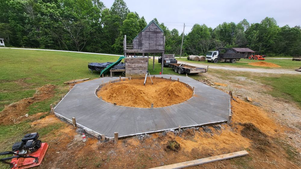 Concrete for Huerta's Concrete Finishing in Pontotoc, MS