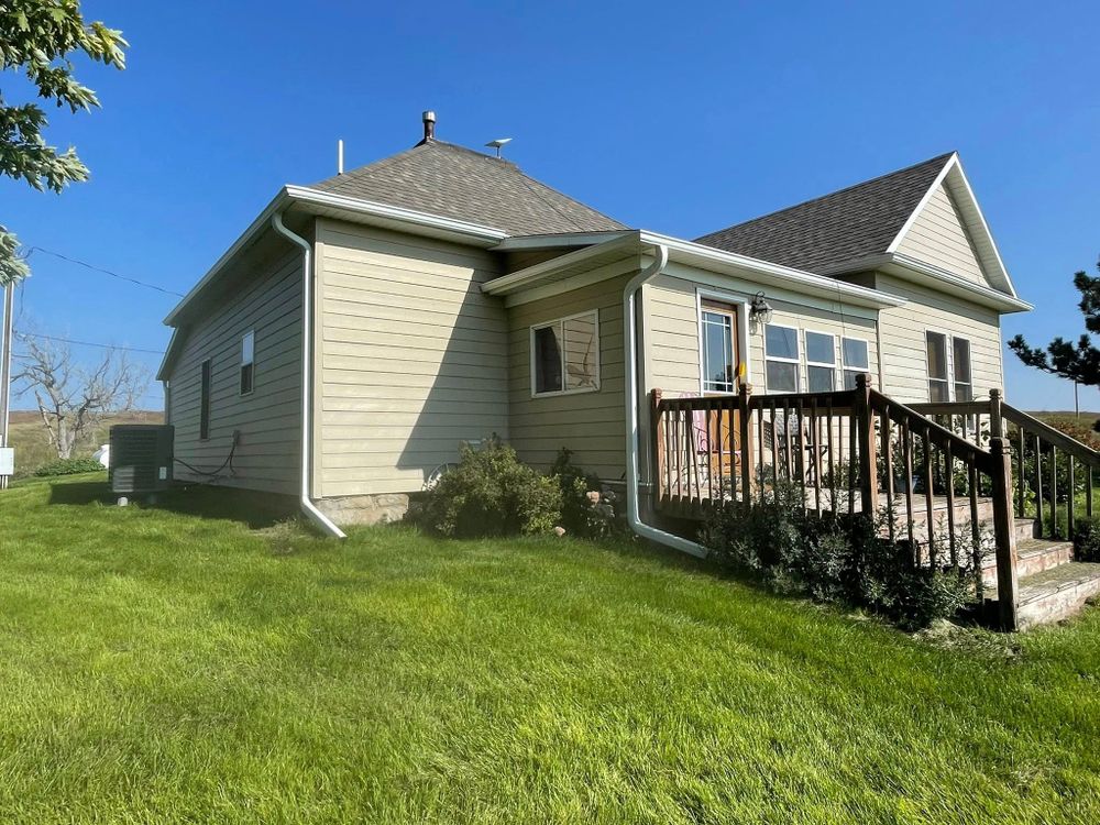 Aluminum Gutters Installation for The Gutter Man Seamless in Kearney, NE