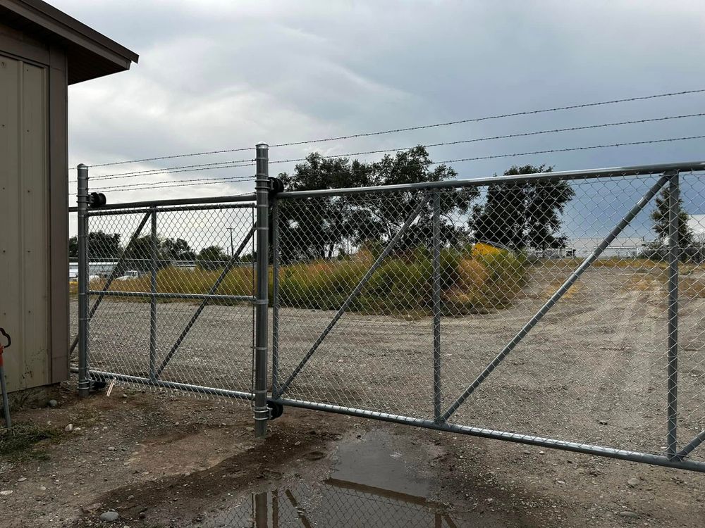 Commercial Fence for Vinyl Creations in Idaho Falls, ID