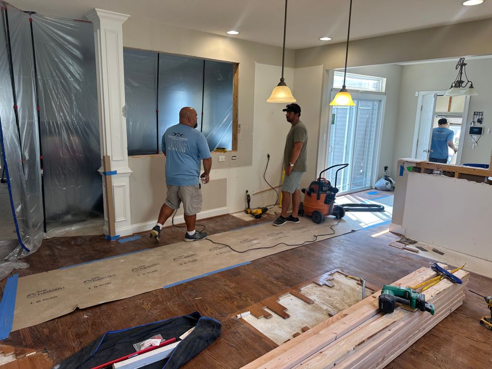 Parkside - deck & kitchen for Thomas J. Gorman Construction in Middletown, DE