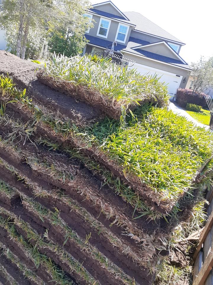 Our professional sodding service provides lush, instant lawns with expert installation, transforming your outdoor space. We ensure healthy growth and durability, giving your home beautiful curb appeal in no time. for All of the Above Landscaping in Orange Park, FL