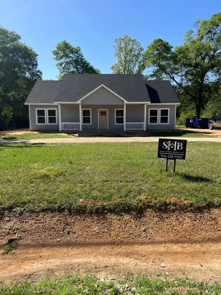 Construction for Superior Home Builders in Livingston, TX