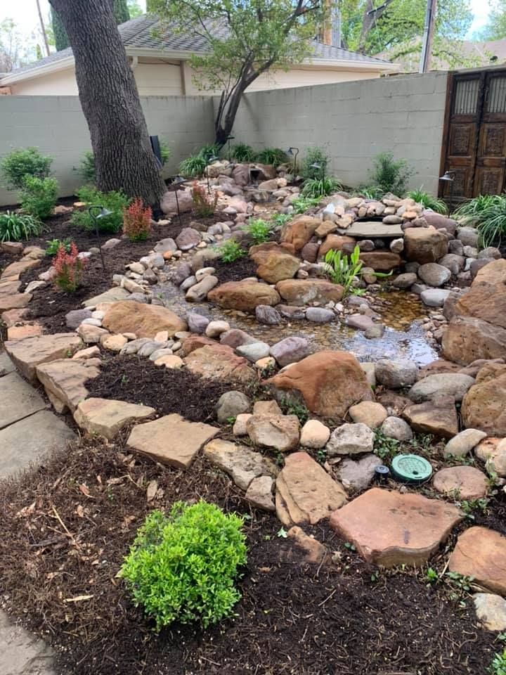 Irrigation Installation for Platinum Landscape Design LLC in San Angelo, Texas