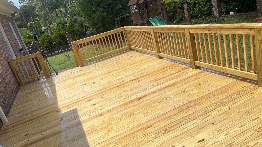 Deck’s for JB Nealy Fence in Elgin, SC