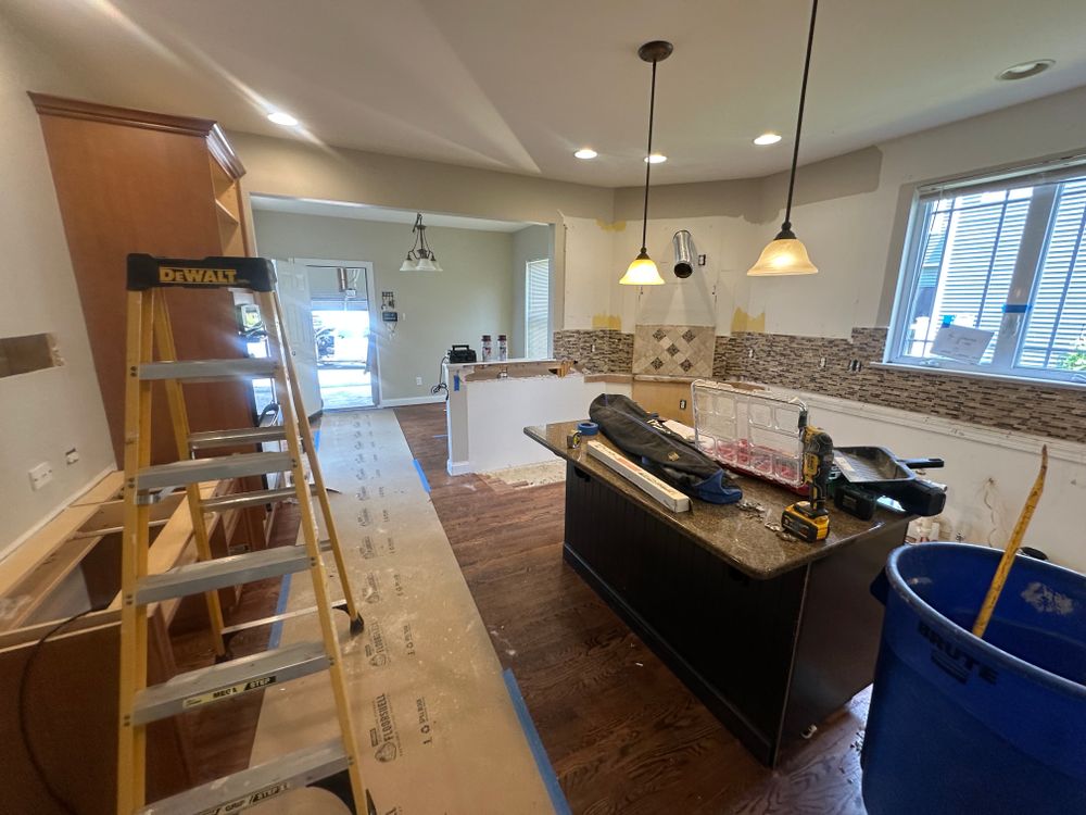 Parkside - deck & kitchen for Thomas J. Gorman Construction in Middletown, DE
