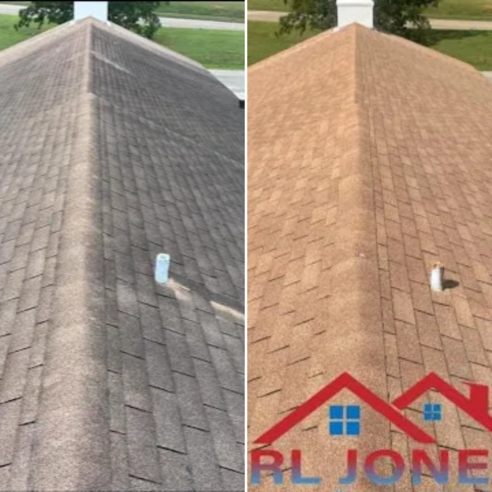 Our professional roof cleaning service safely removes dirt, algae, mold and stains from your roof using a soft washing technique that won't damage shingles, restoring its appearance and extending its lifespan. for RL Jones Pressure Washing  in    Monroeville, AL