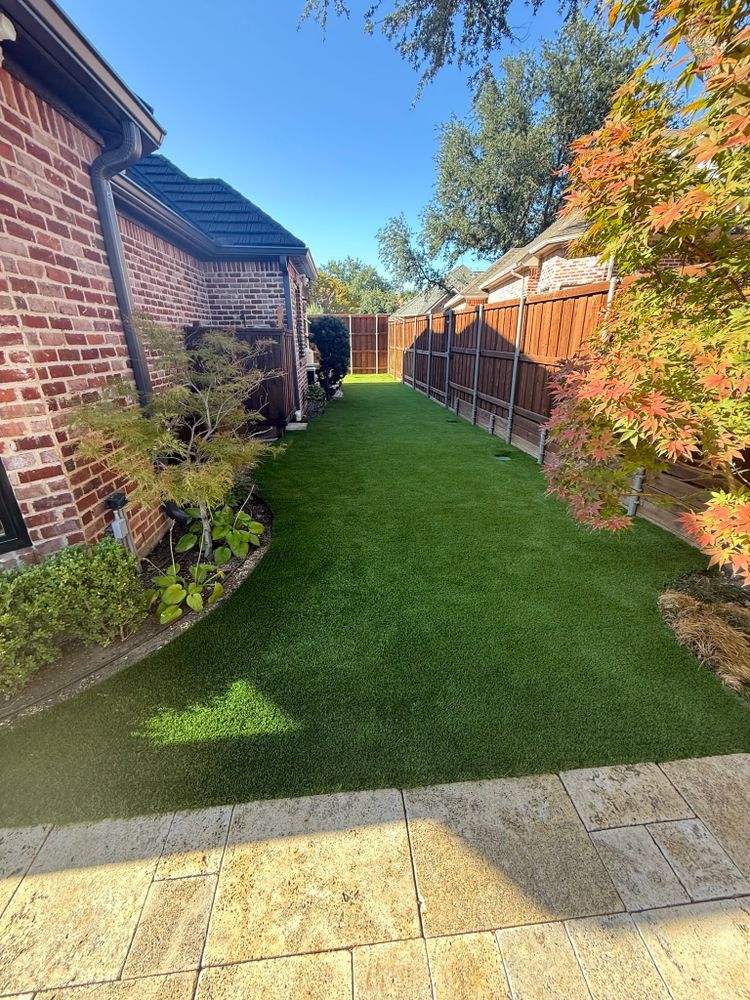 Turf & Landscaping for Walker Custom Exteriors in Dallas, TX